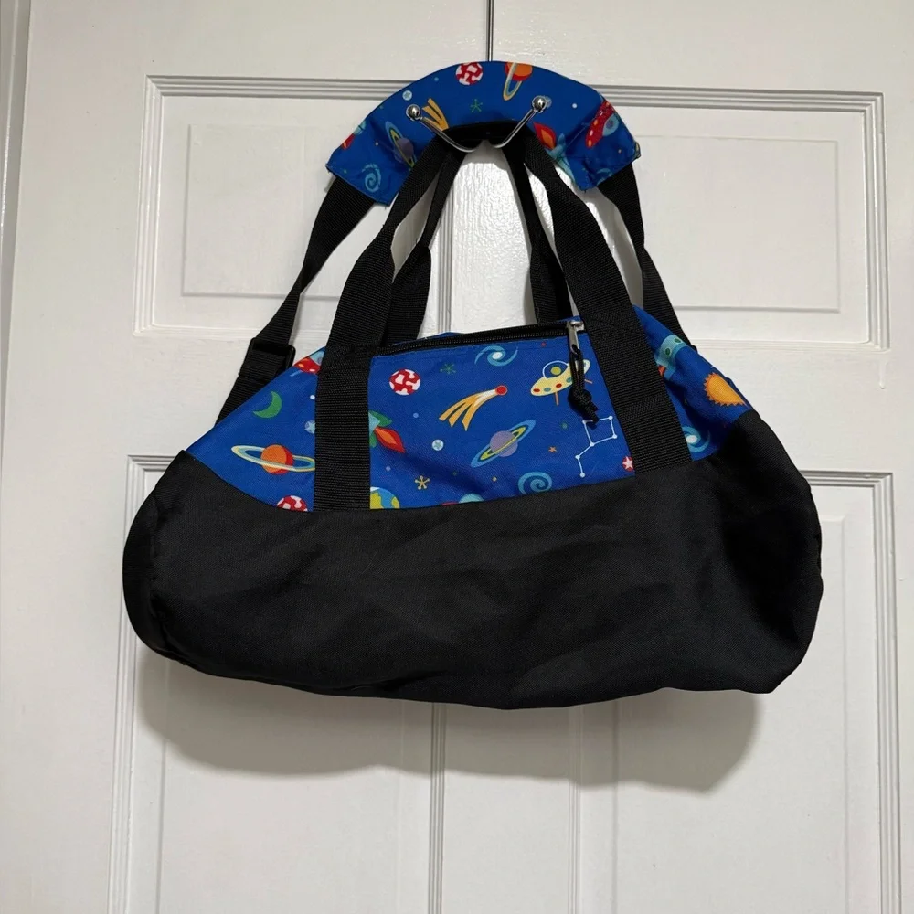 “Brett” Monogram Space Boys Bag Luggage Overnight Bag